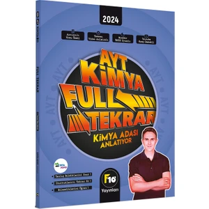 F10 Yayınları Kimya Adası  AYT Kimya Full Tekrar Video Ders Kitabı