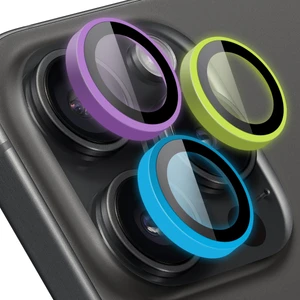 Buff iPhone 15 Pro Max / 15 Pro Neon Metal Lens Koruyucu Mix