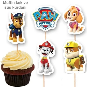 Parti Dükkanım Paw Patrol Şekilli Kürdan (10 Adet)
