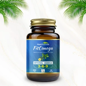 Fit Omega Soft Jel 90 Kapsül 650MG - Semiz Otu İçeren Takviye Edici Gıda