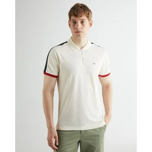 Erkek Krem Regular Fit Renk Bloklu Polo 2424123T.130