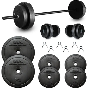 Aydın Sport 25 kg Halter Seti Dambıl Seti ve Fitness Ağırlık Seti