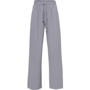 Beli Lastikli Bol Paça Pantolon Gri
