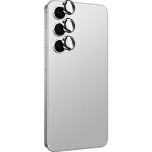 Samsung S24 Ultra Ile Uyumlu Darbeye Dayanıklı Safir Kamera Lens Koruyucu Gri
