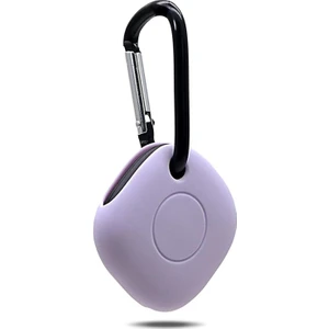 Samsung Galaxy Smarttag Kılıf, Silikon Anahtarlık Lila