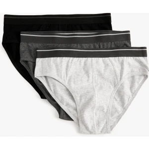 3'lü Slip Boxer Seti Çok Renkli