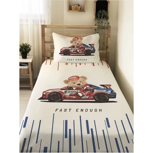 Yarışcı Teddy Desenli, Baskılı Tek Kişilik ve Çocuk Pike Takımı