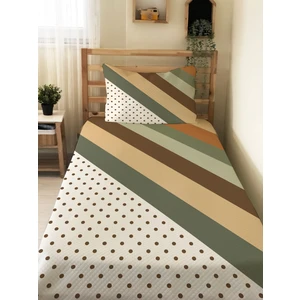 Çizgi Desenli Tek Kişilik Pike Takımı 160X230 Renkli