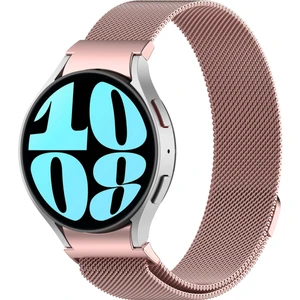 M.tk moveteck Amsung Galaxy Watch 4 5 6 Pro 40 44 Classic 42 43 46 47 mm Kordon Milano Metal Hasır Loop Kordon (20MM)