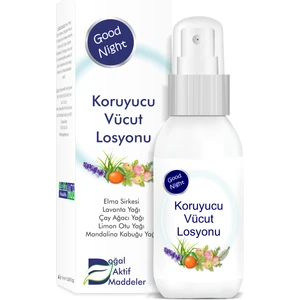 Good Night Koruyucu Vücut Spreyi Hassas Ciltler İçin 100 ml Doğal Aromatik Yağlarla