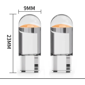 2 Adet T10 LED T10 Araba Işık  LED Cam 6000K Beyaz Oto Otomobil Plaka Lambası Okuma Drl Ampul Tarzı 12V