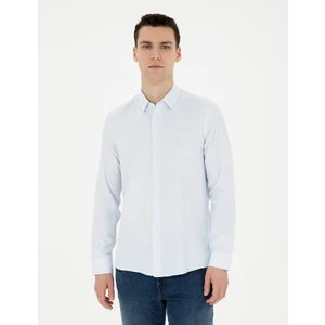 Pierre Cardin Erkek Açık Mavi Slim Fit Uzun Kollu Gömlek 50283503-VR095