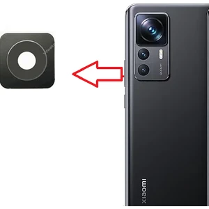 Xiaomi Mi 12T Pro Arka Kamera Camı Lens Yapışkanlı