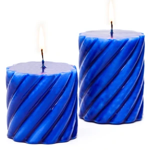 Saks Mavisi 2 Li Spiral Blok Mum