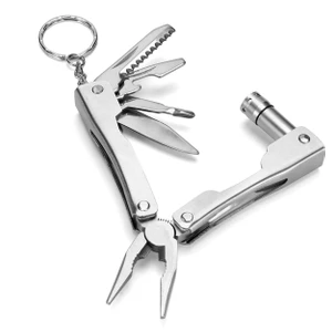 Çok Amaçlı 9in1 Katlanabilir Mini Pense Çok Fonksiyonlu Katlanır Metal Çakı - FC505