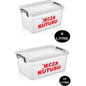 2 Adet 14 Lt 9 Lt Ecza Kutusu Ecza Dolabı Çantası Ilaç Kutusu Ilaç Saklama Kabı Kutusu Ilaç Dolabı Yeni Ürün