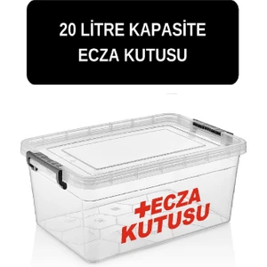 Ecza Kutusu 20 Lt Ilk Yardım Ecza Dolabı Çantası Ilaç Kutusu Ilaç Saklama Kabı Kutusu Ilaç Dolabı Yeni Ürün büyük boy