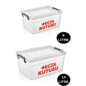 2 Adet 14 Lt 9 Lt Ecza Kutusu Ecza Dolabı Çantası Ilaç Kutusu Ilaç Saklama Kabı Kutusu Ilaç Dolabı Yeni Ürün
