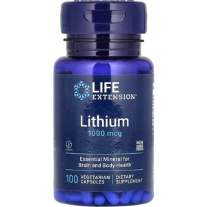 Life Extension, Lithium, 1000 Mcg, 100 Kapsül