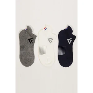 Katia & Bony  3'lü Paket Golf Unisex Step Çorap Beyaz/lacivert/grey