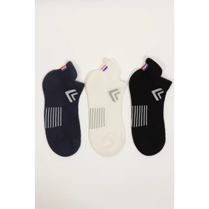 Katia & Bony  3'lü Paket Golf Unisex Step Çorap Siyah/beyaz/lacivert