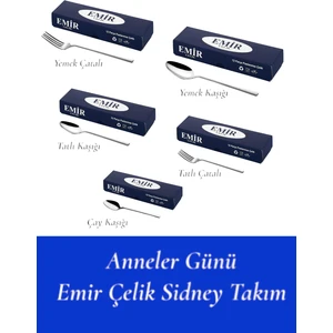 Emir Çelik Sidney Model Anneler Günü Yemek Takımı 5'li Set 60 Parça