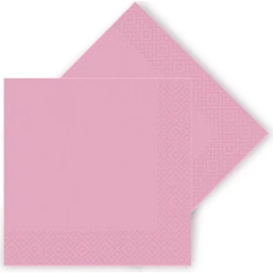 Pembe Kağıt Peçete 16 Adet Makaron Renk Pastel Renk