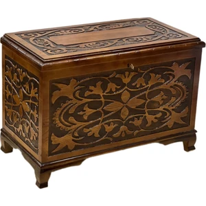 Maraş Oyma Çeyiz Sandığı