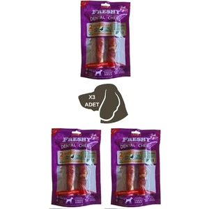 Dental Chews Duck Wrap Stick Ördek Sarılı Jumbo Çubuk Ödül 100 gr 2 Adet 18 cm 3'lü Paket