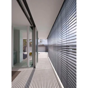 Özel Jaluzi Antrasit 25 Mm Metal  Jaluzi