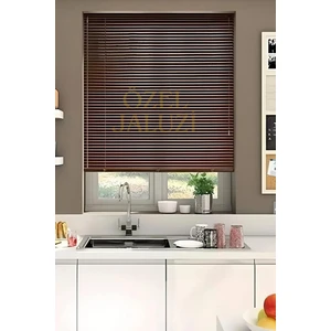 Özel Jaluzi Kahverengi 25 mm Metal  Jaluzi
