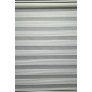 Özel Jaluzi Beyaz Dar Piliseli Zebra Perde