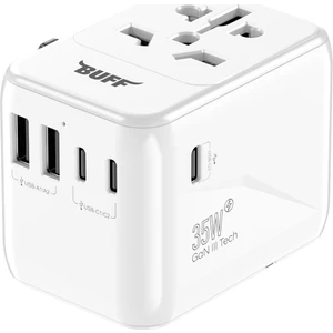 BL80 Universal Seyehat Şarj Adaptörü Çoklu Priz dönüştürücü White