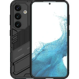 Samsung S24 Plus Matrix Serisi Armor Standlı Perfect Koruma Kılıf - Siyah AL3416