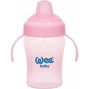 Wee Baby 775 Colorful Akıtmaz Kulplu Bardak 240 ml  Pembe
