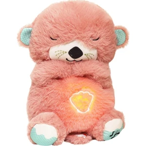 Su Samuru Müzikli Işıklı Peluş Oyuncak,pelüş Ayı Çocuklar Için Hediyeler,nefes Alan Su Samuru Oyuncağı,bebek Yatıştırıcı Oyuncaklar (Yurt Dışından)