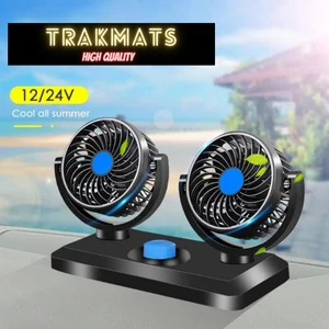 Tüm Araçlara Uyumlu Araç İçi Torpido Üstü 360 Derece Dönebilen 12V Vantilatör Çakmak Girişli