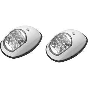 LED Iskele + Sancak Feneri Plastik Beyaz Takım 12V