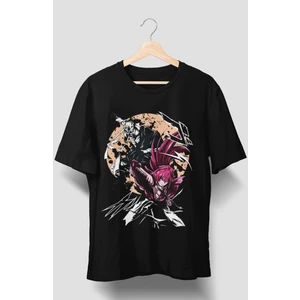 Fuddy Moda Oversize Rurouni Kenshin Baskılı T-Shirt, Unisex Anime Baskılı Tişört
