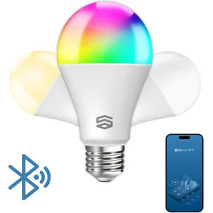 Akıllı RGB LED Ampul Bluetooth 16M Renk, Ayarlanabilir Parlaklık