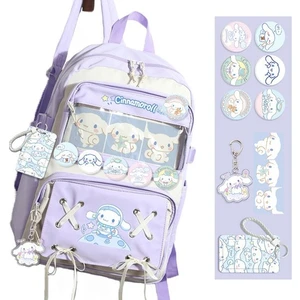 Gençler Için Iğneli ve Iğneli Kawaii Cinnamoroll Sırt Çantası (Yurt Dışından)