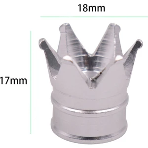 Mega Oto Market [brand] Oto Araba Sibop Kapağı Seti Metal Taç 4'lü Set Krom