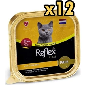 Plus Pate Tavuklu Yavru Kedi Konservesi 85 gr x 12 Adet