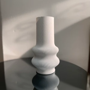 Limon 3Design Iskandinav Tarda Modern ve Şık Beyaz Vazo