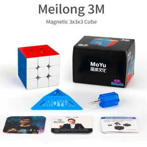 Moyu Speed 3m 3x3 Mıknatıslı Manyetik Zeka Küpü Akıl Küpü Rübik Küp Stickerless