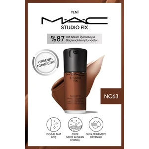 MAC STUDIO FIX FLUID SPF 15 MAT FONDÖTEN-NC63 30 ml