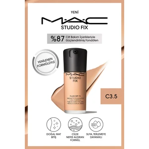 MAC STUDIO FIX FLUID SPF 15 MAT FONDÖTEN-C3.5 30 ml