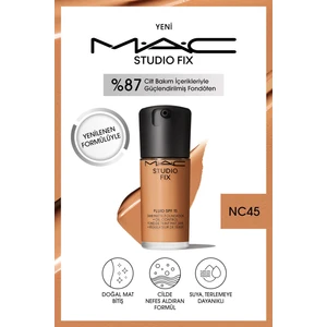 MAC STUDIO FIX FLUID SPF 15 MAT FONDÖTEN-NC45 30 ml