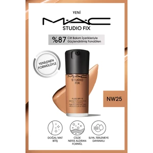 MAC STUDIO FIX FLUID SPF 15 MAT FONDÖTEN-NW25 30 ml