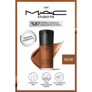 MAC STUDIO FIX FLUID SPF 15 MAT FONDÖTEN-NC50 30 ml